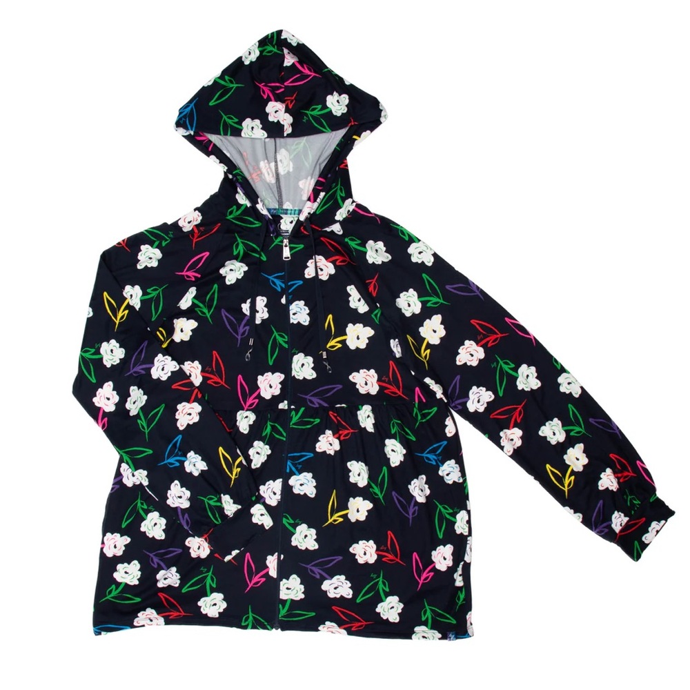 Lug Shimmy Jacket Bright Floral NWOT Medium